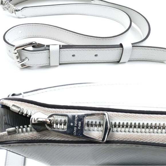 LOUIS VUITTON Louis Vuitton Marel 2-Way Shoulder Bag Epi White M25316 Women's - Picture 8 of 10